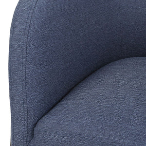 Jacobsen Accent Chair, Denim - modern accent chair with comfortable cushioning and sleek design | Image 6 | InSTYLE Home & Rugs
