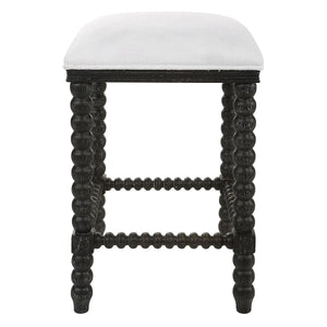 Pryce Counter Stool, Black - perfect for modern counters | Image 3 | InSTYLE Home & Rugs