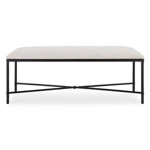 Avenham Bench, Black - perfect for entryways or patios | Image 2 | InSTYLE Home & Rugs