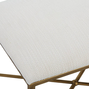 Avenham Small Bench, Gold - stylish bench for any space | Image 5 | InSTYLE Home & Rugs