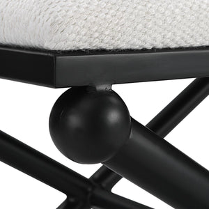 Andrews Small Bench - durable bench with modern style | Image 6 | InSTYLE Home & Rugs