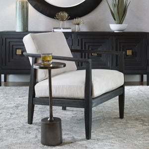 Brunei Accent Chair, White - stylish accent chair to elevate your living room decor | Image 8 | InSTYLE Home & Rugs