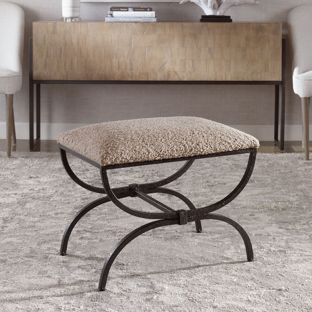 Hacienda Small Bench - stylish bench for any space | Image 1 | InSTYLE Home & Rugs