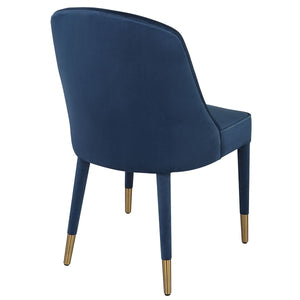 Brie Armless Chair, Sapphire, 2 Per Box, Priced Each - durable construction for long-lasting use | Image 4 | InSTYLE Home & Rugs