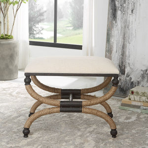 Icaria Small Bench - stylish bench for any space | Image 3 | InSTYLE Home & Rugs