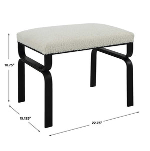 Diverge Small Bench - durable bench with modern style | Image 7 | InSTYLE Home & Rugs