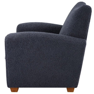 Teddy Accent Chair, Slate - compact accent chair for adding personality to any room | Image 5 | InSTYLE Home & Rugs