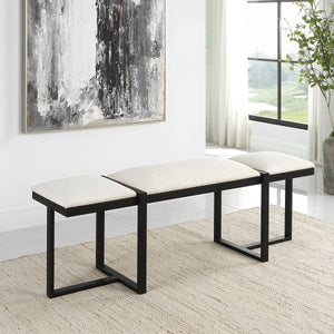 Triple Cloud Bench - stylish bench for any space | Image 5 | InSTYLE Home & Rugs