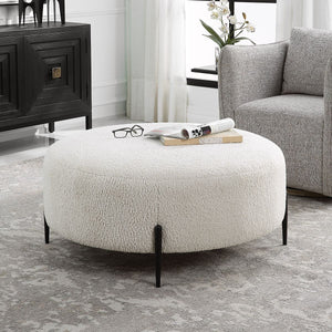 Arles Large Ottoman, Black - comfortable ottoman for any room | Image 3 | InSTYLE Home & Rugs