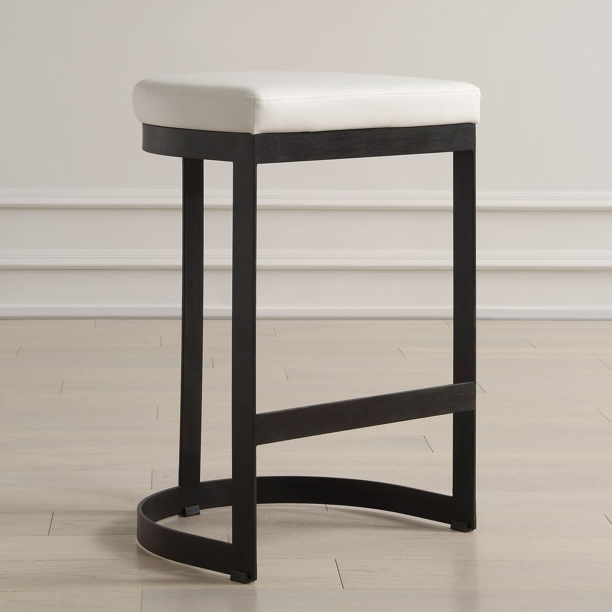 Ivanna Counter Stool, Black - ergonomic design for comfort | Image 1 | InSTYLE Home & Rugs