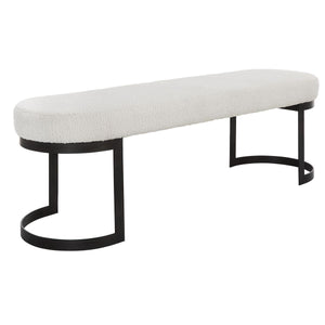 Infinity Bench, Black - stylish bench for any space | Image 4 | InSTYLE Home & Rugs