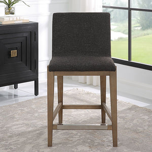 Klemens Counter Stool, Chocolate - ergonomic design for comfort | Image 3 | InSTYLE Home & Rugs