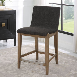 Klemens Counter Stool, Chocolate - ergonomic design for comfort | Image 1 | InSTYLE Home & Rugs