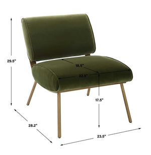 Knoll Accent Chair - compact accent chair for adding personality to any room | Image 12 | InSTYLE Home & Rugs