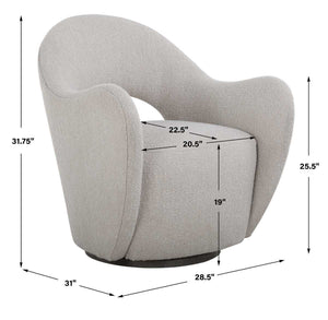 Wander Swivel Chair - durable construction for long-lasting use | Image 9 | InSTYLE Home & Rugs