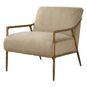 Kashmir Accent Chair - modern accent chair with comfortable cushioning and sleek design | Image 4 | InSTYLE Home & Rugs
