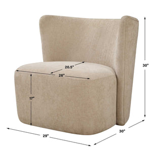 Outlook Swivel Chair - comfortable seating for dining and office spaces | Image 9 | InSTYLE Home & Rugs