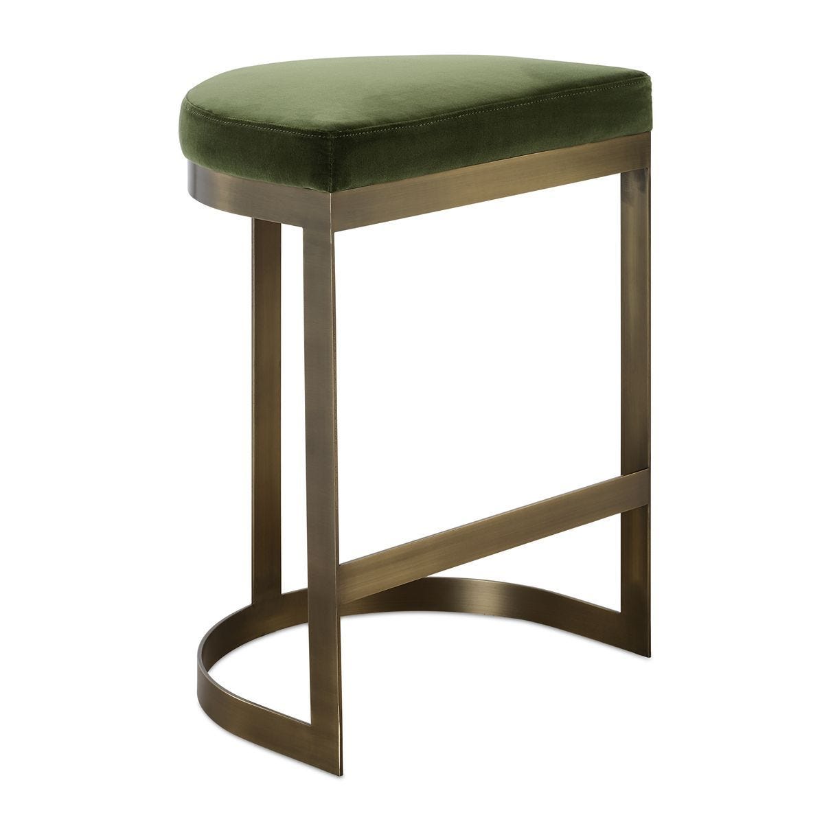 Ivanna Counter Stool, Brass - sleek stools for kitchen bars | Image 2 | InSTYLE Home & Rugs