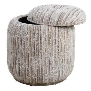 Dialogue Ottoman, Tan - comfortable ottoman for any room | Image 4 | InSTYLE Home & Rugs