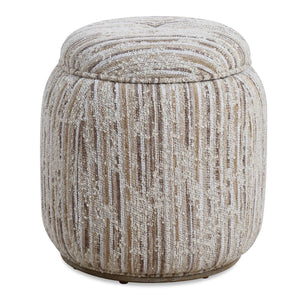 Dialogue Ottoman, Tan - comfortable ottoman for any room | Image 2 | InSTYLE Home & Rugs