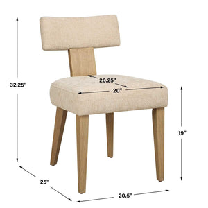 Elysian Dining Chair, Sand, 2 Per Box, Priced Each - comfortable dining experience | Image 8 | InSTYLE Home & Rugs