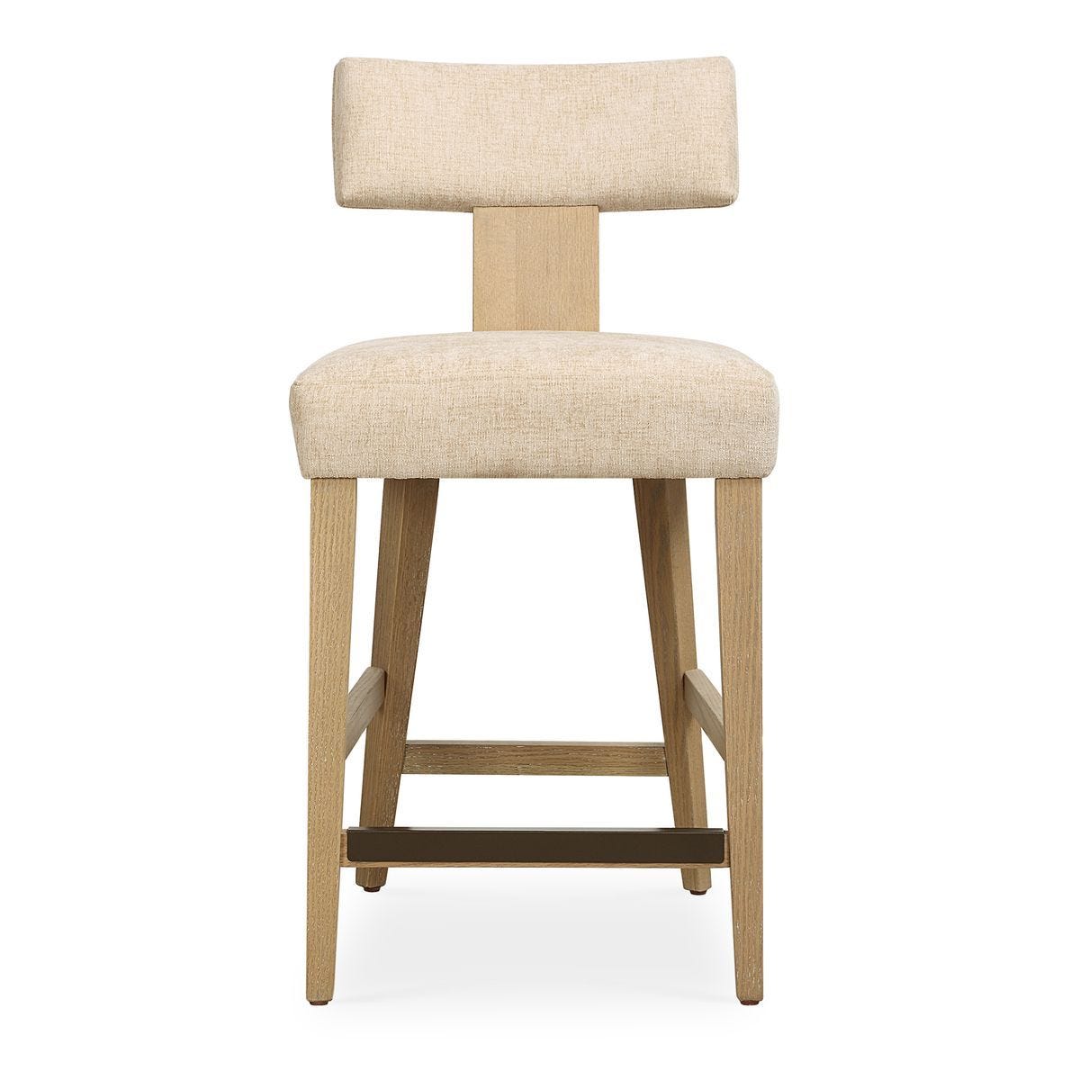 Elysian Counter Stool, Sand - perfect for modern counters | Image 2 | InSTYLE Home & Rugs
