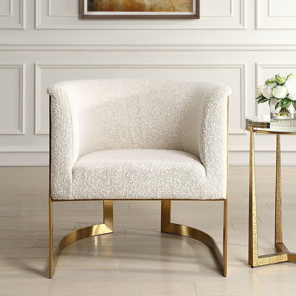 Bellina Accent Chair - compact accent chair for adding personality to any room | Image 1 | InSTYLE Home & Rugs