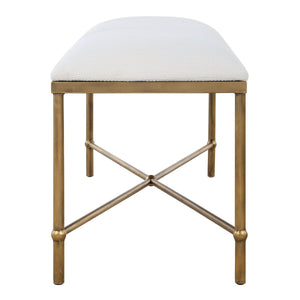 Avenham Bench, Gold - durable bench with modern style | Image 5 | InSTYLE Home & Rugs