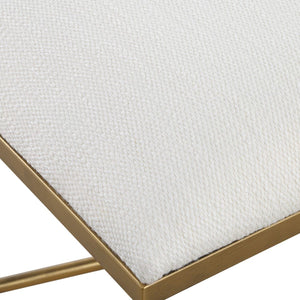 Avenham Bench, Gold - durable bench with modern style | Image 6 | InSTYLE Home & Rugs