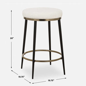 Ensemble Counter Stool - perfect for modern counters | Image 7 | InSTYLE Home & Rugs