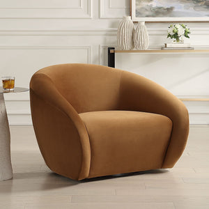 DeSoto Swivel Chair, Hazlenut - comfortable seating for dining and office spaces | Image 3 | InSTYLE Home & Rugs