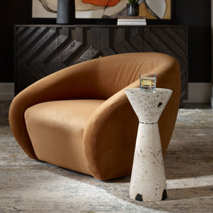 DeSoto Swivel Chair, Hazlenut - comfortable seating for dining and office spaces | Image 8 | InSTYLE Home & Rugs