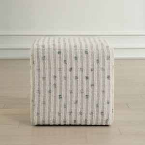 Joie Ottoman, Sea Blue - perfect footrests with style | Image 3 | InSTYLE Home & Rugs