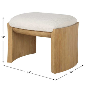 Port Small Bench, Natural - stylish bench for any space | Image 8 | InSTYLE Home & Rugs
