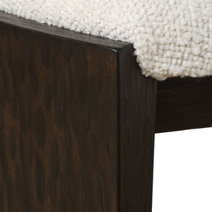 Port Small Bench, Walnut - durable bench with modern style | Image 7 | InSTYLE Home & Rugs