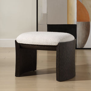 Port Small Bench, Walnut - durable bench with modern style | Image 3 | InSTYLE Home & Rugs