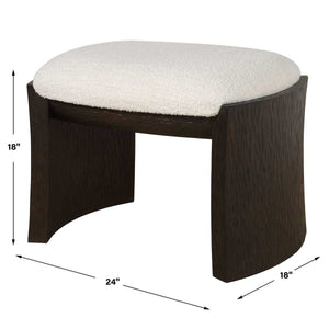 Port Small Bench, Walnut - durable bench with modern style | Image 8 | InSTYLE Home & Rugs