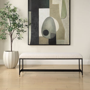 Halston Bench - stylish bench for any space | Image 1 | InSTYLE Home & Rugs