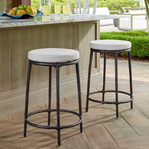 Thayer Outdoor Counter Stool - perfect for modern counters | Image 1 | InSTYLE Home & Rugs
