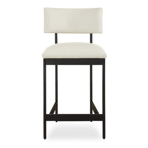 Apsley Counter Stool, Black - sleek stools for kitchen bars | Image 2 | InSTYLE Home & Rugs