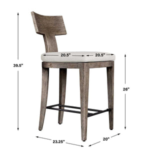 Cellini Outdoor Counter Stool - ergonomic design for comfort | Image 9 | InSTYLE Home & Rugs
