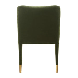 Conifer Dining Arm Chair, Moss - elegant seating for dining areas | Image 4 | InSTYLE Home & Rugs