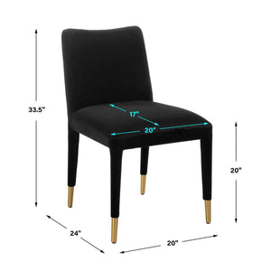 Conifer Dining Chair, Onyx, 2 Per Box, Priced Each - comfortable dining experience | Image 8 | InSTYLE Home & Rugs