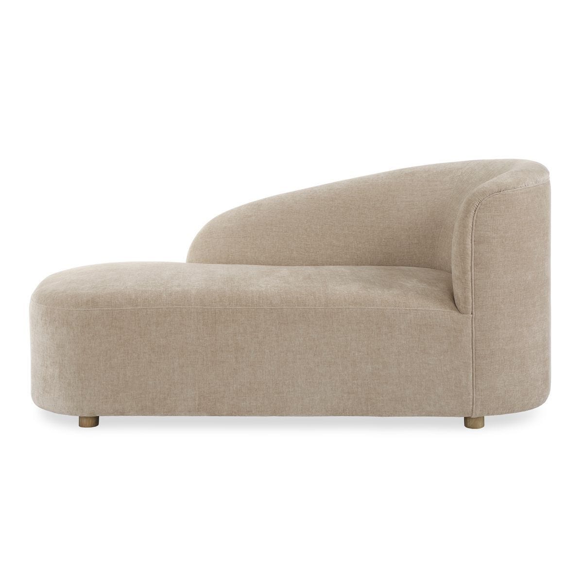 Fae Arm Chaise Lounge - upholstered chaise with padded comfort | Image 2 | InSTYLE Home & Rugs