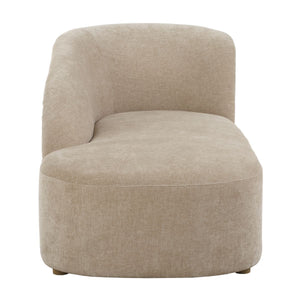 Fae Arm Chaise Lounge - upholstered chaise with padded comfort | Image 3 | InSTYLE Home & Rugs