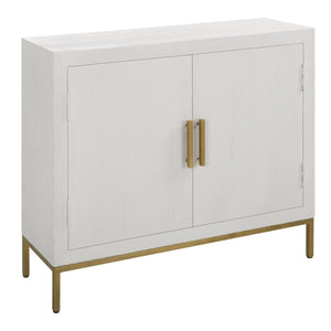 Front Range 2 Door Cabinet, White - stylish bar carts for entertaining | Image 4 | InSTYLE Home & Rugs