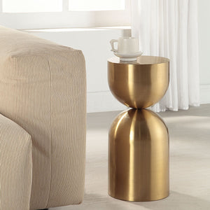 Golden Vessel Accent Table - chic accent table for contemporary home interiors | Image 3 | InSTYLE Home & Rugs