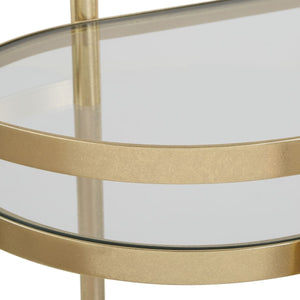Isabelle Bar Cart - modern bar cart with wheels for easy mobility and storage | Image 6 | InSTYLE Home & Rugs