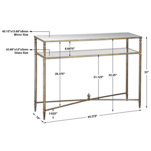 Henzler Console Table - elegant console table for modern living room decor | Image 8 | InSTYLE Home & Rugs