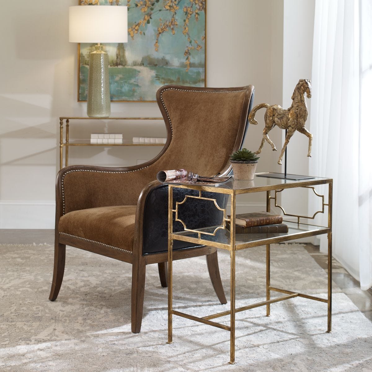 Genell Side Table - available in a variety of materials and styles | Image 1 | InSTYLE Home & Rugs